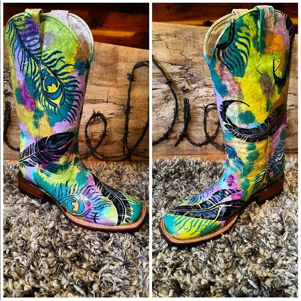 Wild Hand Painted Boots